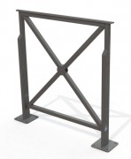 Barrière de ville croix de st andré sur platines