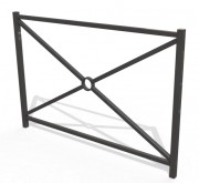 Barrière de ville Versailles - Standard ou Grillagée - L.1460 mm x H.1000 mm