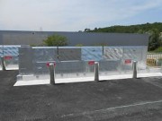 Barrière sécurité quais déchetterie