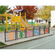 Barrière conviviale pour école