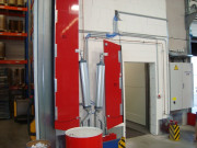 Barrière de rétention des eaux d'incendie semi auto