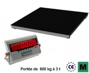 Bascule en fosse encastrable à 4 capteurs