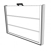 ISO - Batardeau monobloc (petite ouverture : porte)
