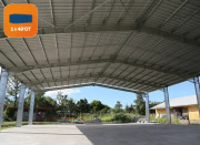 Bâtiment galvanisé 500m² zone venteuse