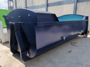 Benne à boues étanche amovible