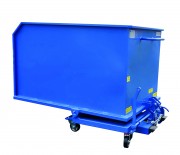 Benne basculante à face ouverte pour carton - Volume de 1000 à 2000 L