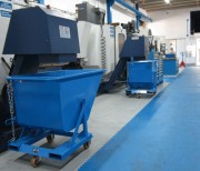 Benne basculante sur roues - Volume 230 ou 390 L