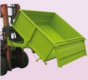 Benne basculante surbaissée avec ouverture frontale - Volume de 685 à 1140 L
