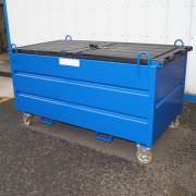 Benne BTR avec couvercle - Volume 500 à 2500 L