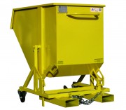 Benne basculante par pivot pour déchets légers - Volume de 500 à 1100 L