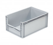 Bac plastique avec ouverture 600x400x270 mm