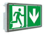 Bloc d'évacuation LED - Flux lumineux : 136 lm - Autonomie : 1h