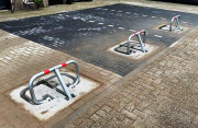 Bloc parking en acier galvanisé Ø 50 mm - Largeur : 830 mm