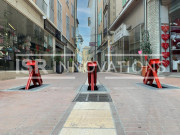 Bloqueur de route manuel encastré