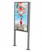 Totem d'affichage dynamique 55" HD