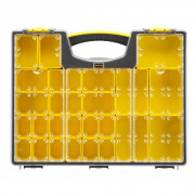 Boîte à outils de rangement avec 25 compartiments amovibles