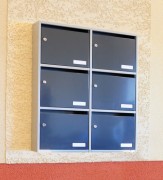 Boite aux lettres - Usage intérieur - Profondeur 125 mm - 1 à 9 blocs