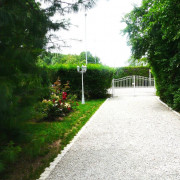 Bordure de jardin droite en pierre - Dim. L60 x l13 x H8 cm