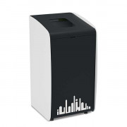 Borne à déchets modulaires en métal