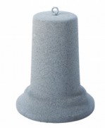 Borne anti stationnement avec anneau de transport