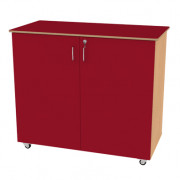 Borne d'accueil double porte pour crèche