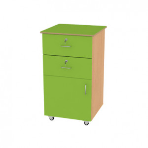 Borne d'accueil double tiroirs