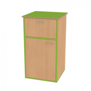 Borne d'accueil tiroir et porte