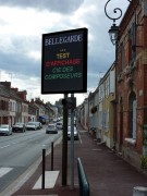 Borne d'information lumineuse