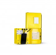 Borne de recharge pour téléphone portable 2 casiers RFID - Fermeture à carte