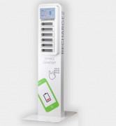 Borne de recharge pour téléphone portable à 6 casiers