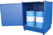 Box armoire de stockage fûts - IBC 1000 L - Acier