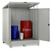 Box de rétention en acier pour fûts - 320 ou 400 L