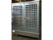 Box de stockage avec parois ajourées pour 2 fûts 220 L