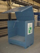 Box de stockage fût avec rétention - 220 à 1000 L