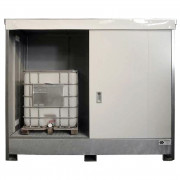 Box de stockage pour 8 fûts 220 L