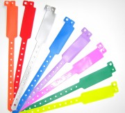 Bracelets d'identification vinyl XL évènementiel