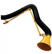 Bras d'extraction pour fumée et poussière - Capacité jusqu'à 900 m3/h 