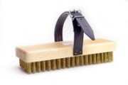 Brosse à parquet en acier souple