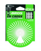 Brosse medium en fil de nylon