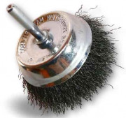 Brosse coupe sur tige en acier