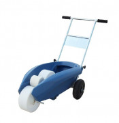 Brouette de traçage à rouleau - 12 L - Largeur de bande : 10 cm.