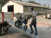 Brouette électrique à 4 roues 1000W - Charge 500 kg - Contenance 250 L