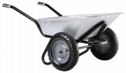 Brouette galvanisée à 2 roues