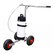 Brouette traçage peinture par pulvérisation