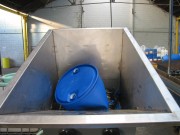 Broyeur déchiqueteur de fûts plastique - Jusqu'à 200 L - Vitesse 11 trs/min