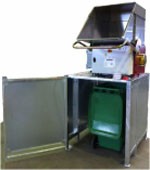 Broyeur pour ordures ménagères 5,5 kW - Pour conteneur 330L - Vitesse 20 trs/min 