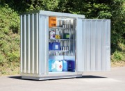 Bungalow de stockage avec rétention 264 L - 1.6 m²