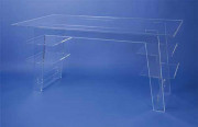 Bureau 4 Tablettes Plexiglas