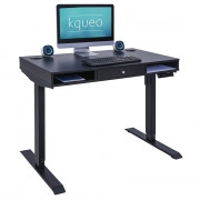 Bureau assis debout mono-moteur avec tiroir SPACE LIFT 110x60cm