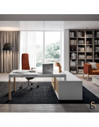 Bureau de manager avec crédence